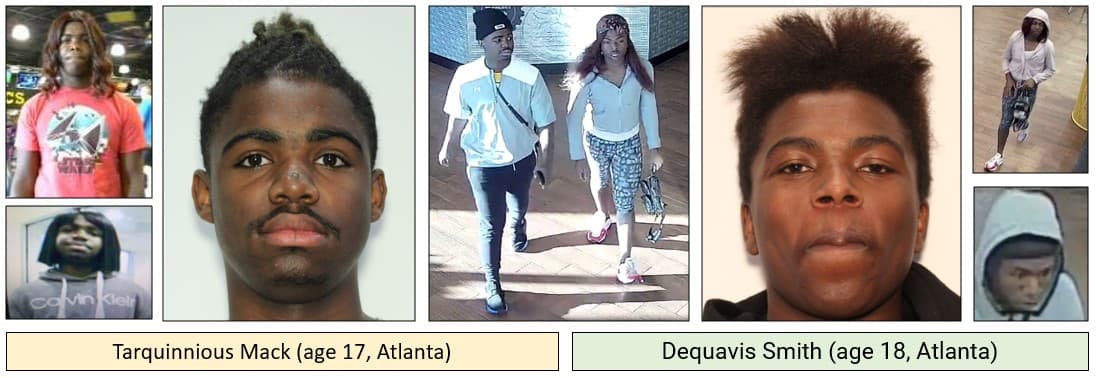 Buscan a hombres acusados de vestirse de mujer, robar en gimnasios e irse de compras en Georgia.