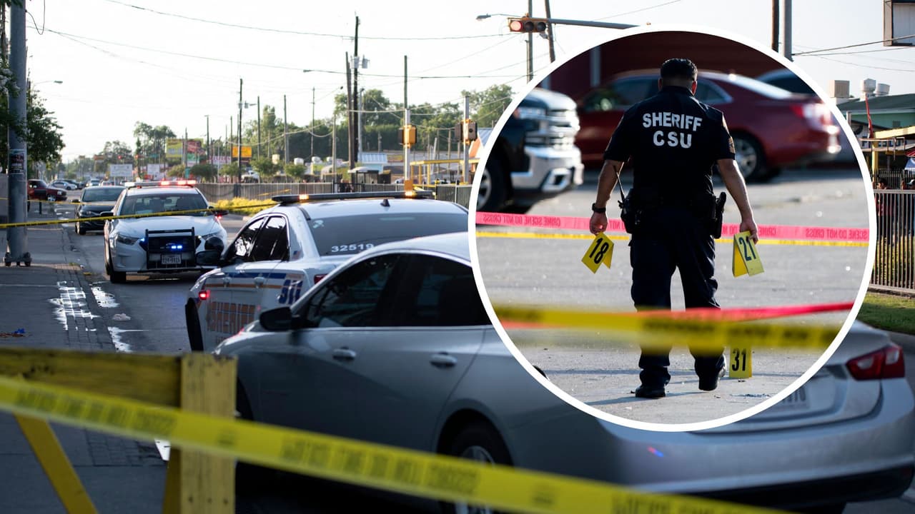 Conductor es baleado mortalmente y termina chocando contra una casa al noroeste del condado Harris 