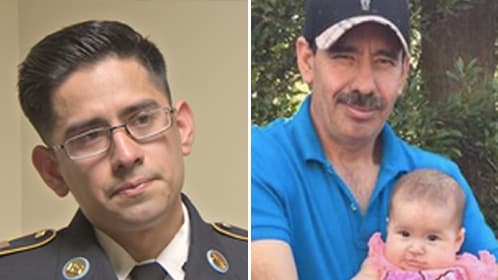 "Si eres hispano, levanta tu frente y muestra al mundo que trabajamos duro y no somos criminales": soldado cuyo padre fue deportado