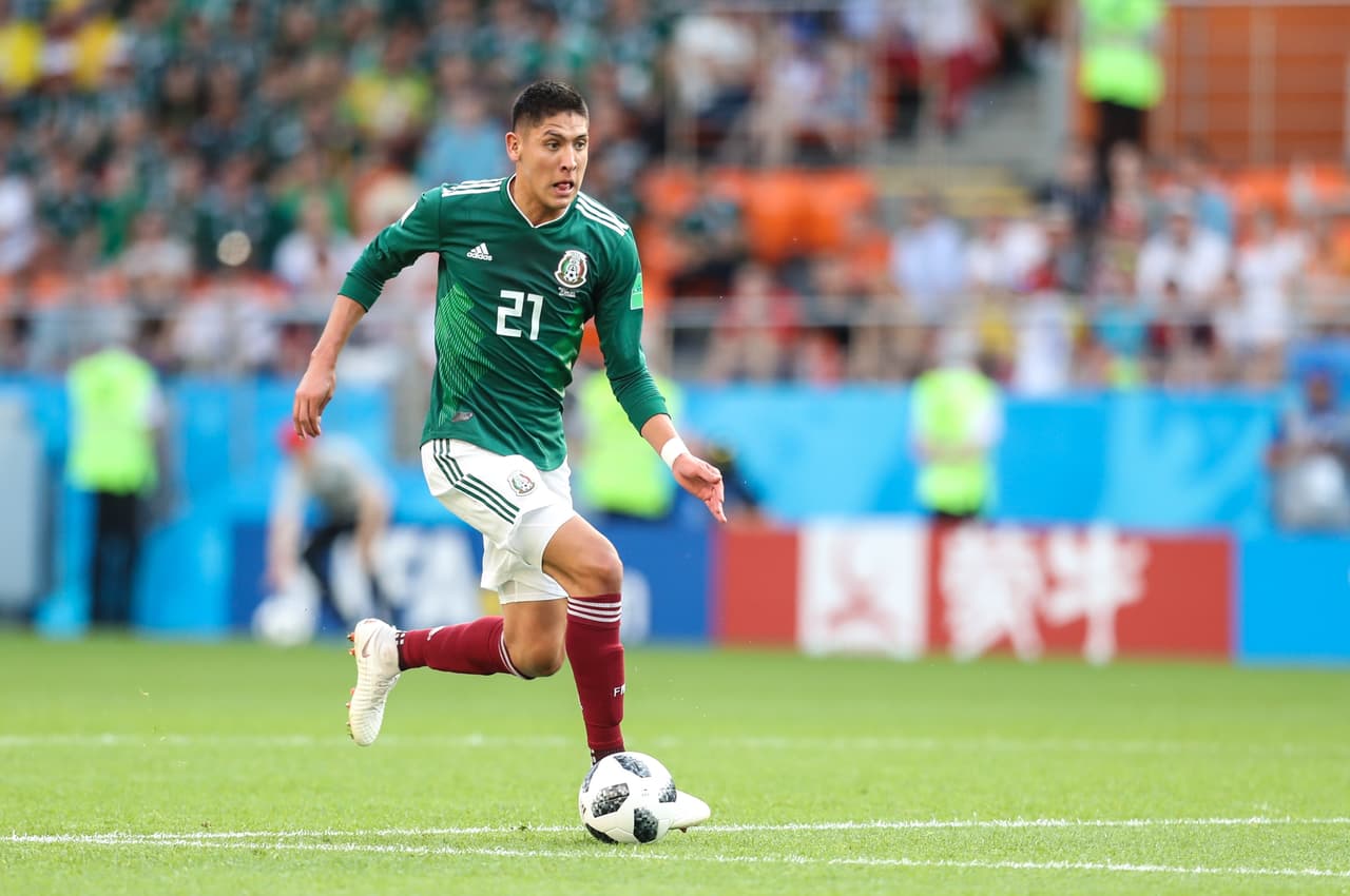 Edson participó con el Tri en el Mundial de Rusia 2018, siendo considerado por el entrenador Juan Carlos Osorio, consumando su estatus de jugador importante. Actualmente suma un gol y 28 convocatorias al equipo mayor.