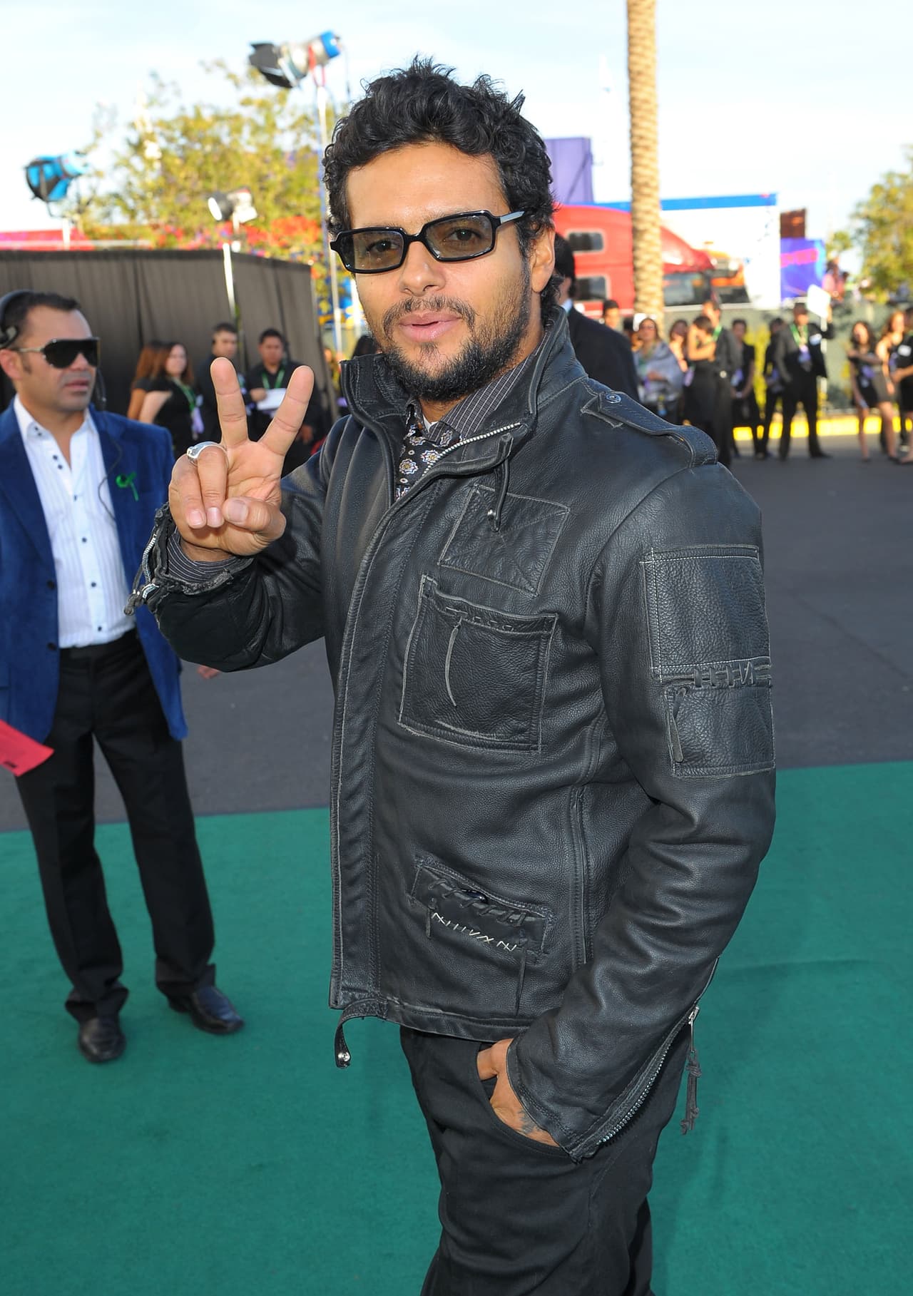Draco Rosa también fue de los galanes que en 2009 caminó por la alfombra y posó para sus fanáticas.