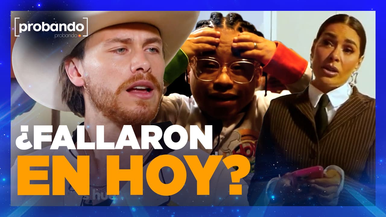 ¡Aldo y Abelito le fallaron a Andrea y a Galilea en su visita al programa HOY!