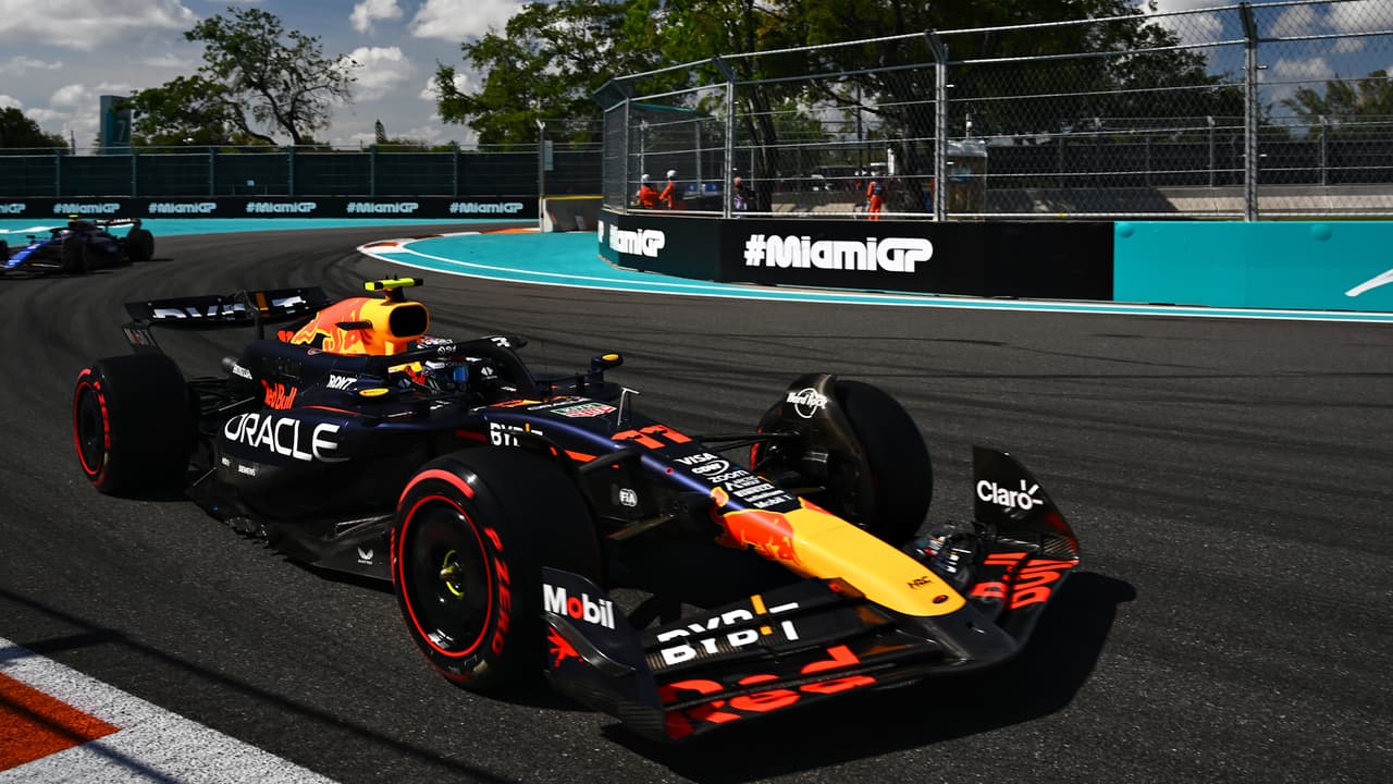 Checo Pérez arrancará cuarto en el GP de Miami; Verstappen se lleva la pole