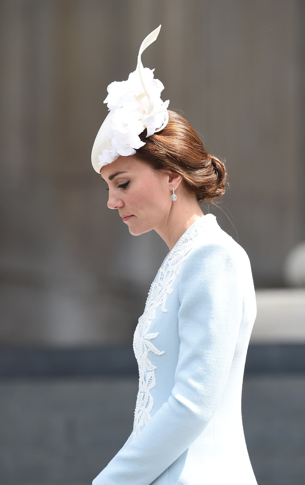 La Duquesa de Cambridge asistió sin sus retoños.