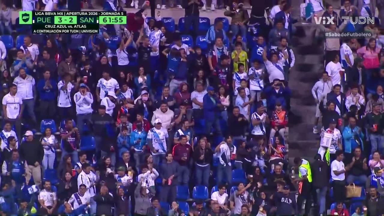 ¡Golazo del Puebla! Baltazar remata como crack y le dan la vuelta al marcador