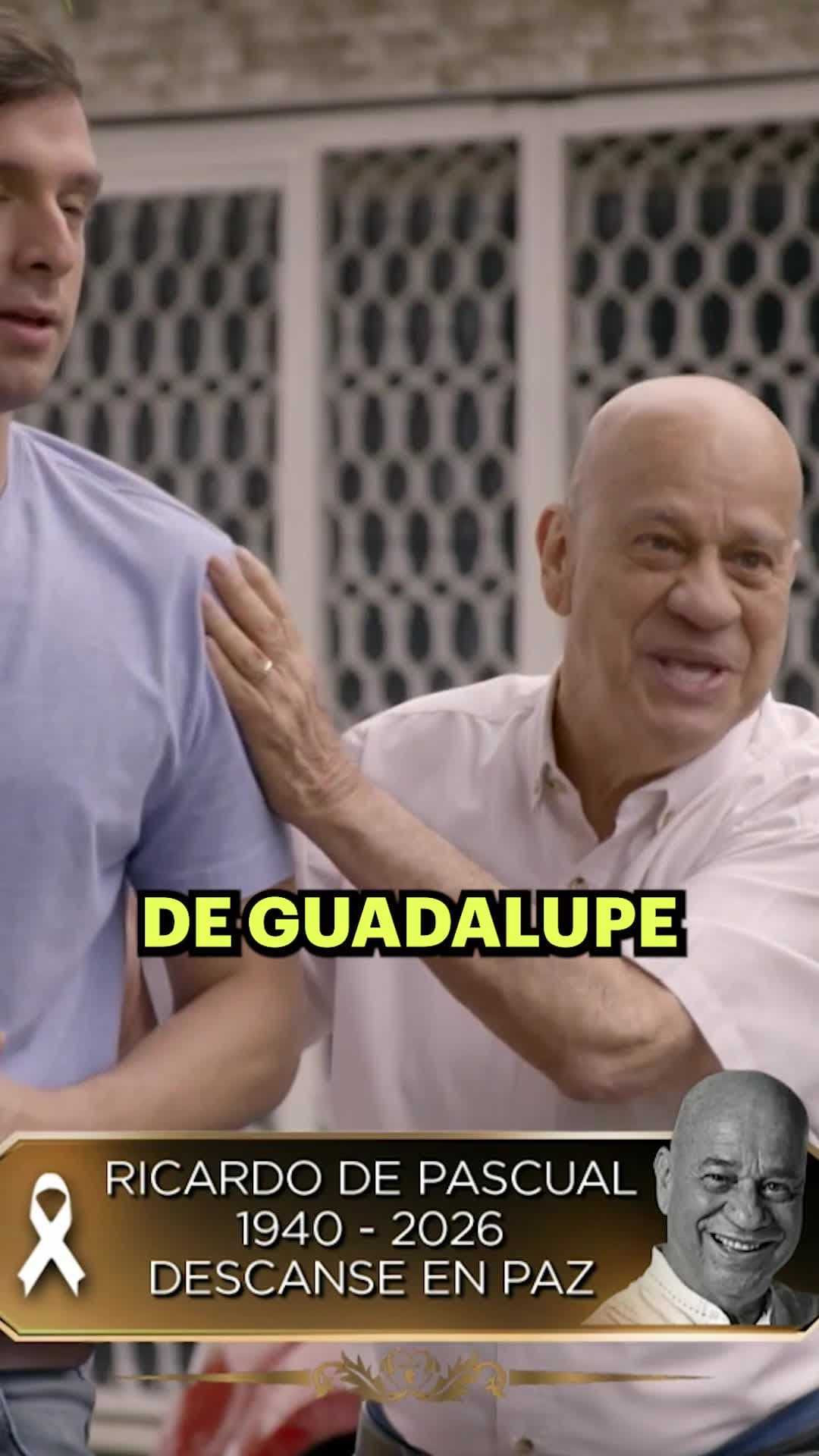 Fallece el actor y comediando Ricardo de Pascual