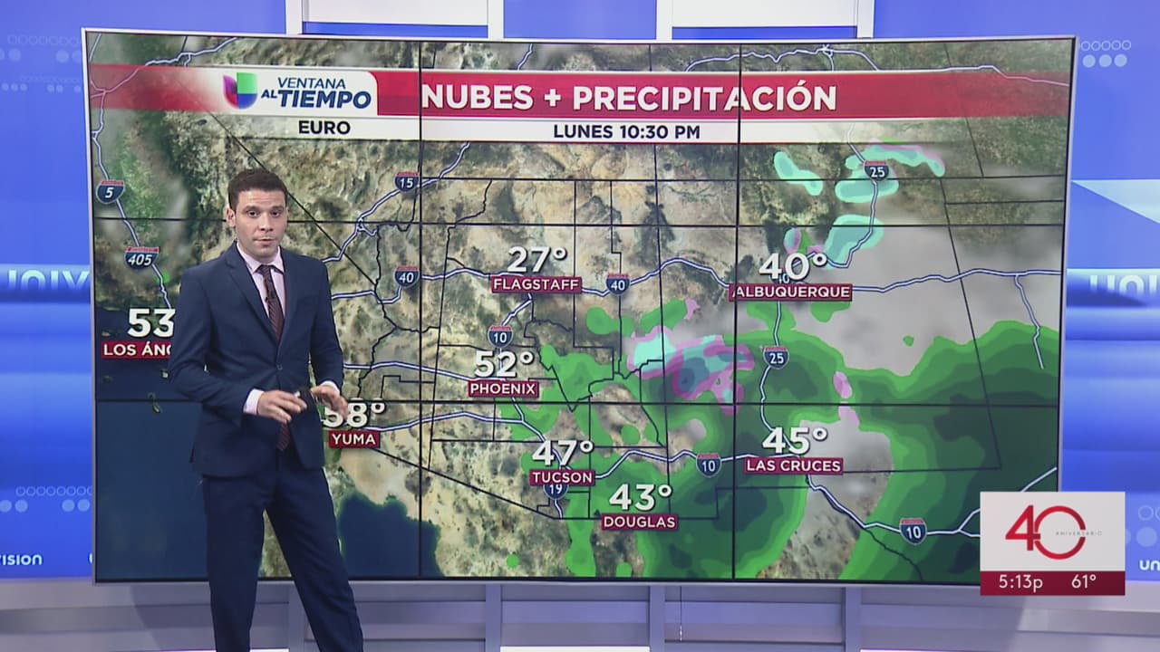 Cielos nublados y neblina esta mañana en Arizona
