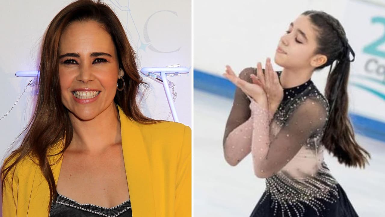 Hija de actriz de Teresa es patinadora sobre hielo: ya tiene 13 años y así luce