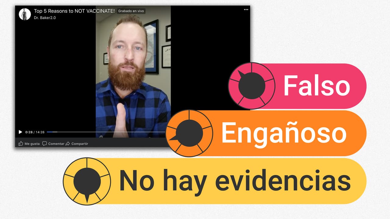 Video viral hace aseveraciones falsas y no corroboradas sobre vacunas 