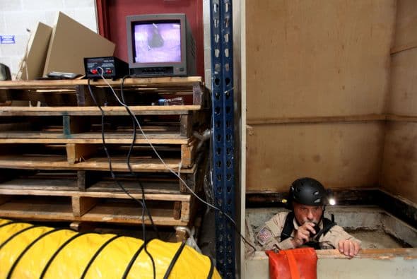 Aunque el túnel estaba equipado con luces, rieles y ventilación no es tan alto como para permitir que una persona camine parada y no es tan grande como otros túneles descubiertos en el pasado, precisaron las autoridades en Estados Unidos.