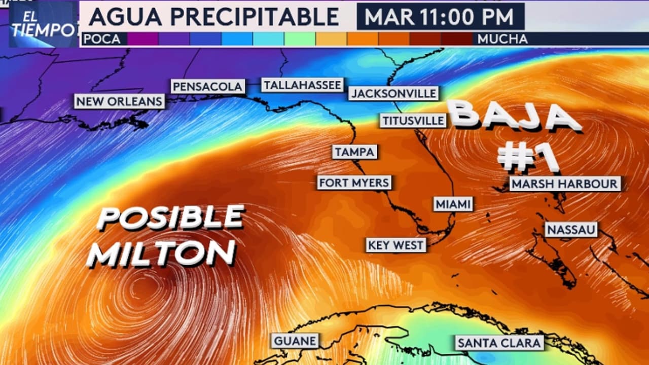 Florida Central se alista para lluvias el fin de semana y la posible llegada del sistema tropical Milton el martes