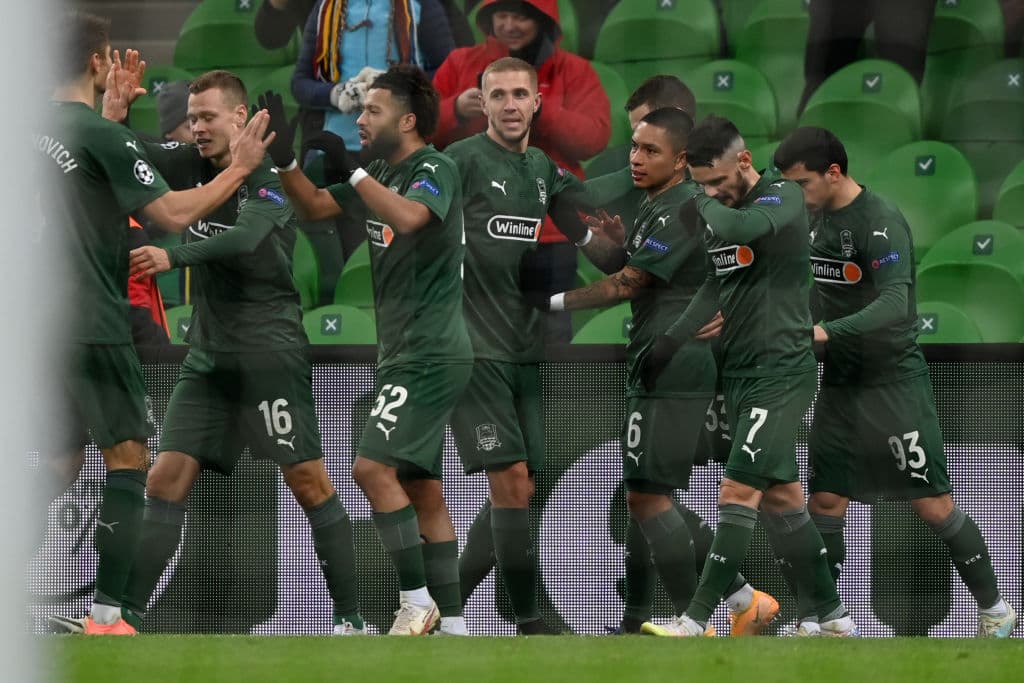 El Krasnodar ruso suspende contratos de ocho jugadores extranjeros