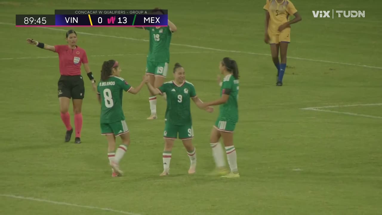 ¡El sexto de Charlyn Corral! El gol 13 para el Tri Femenil