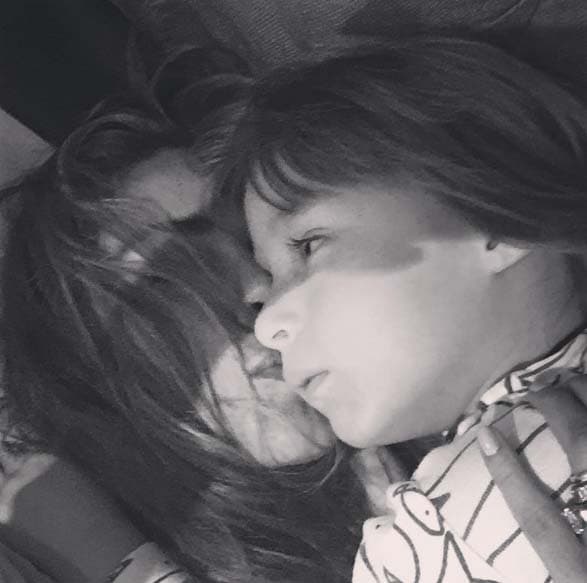 Galilea disfruta mucho el tiempo que pasa con su hijo Mateo.