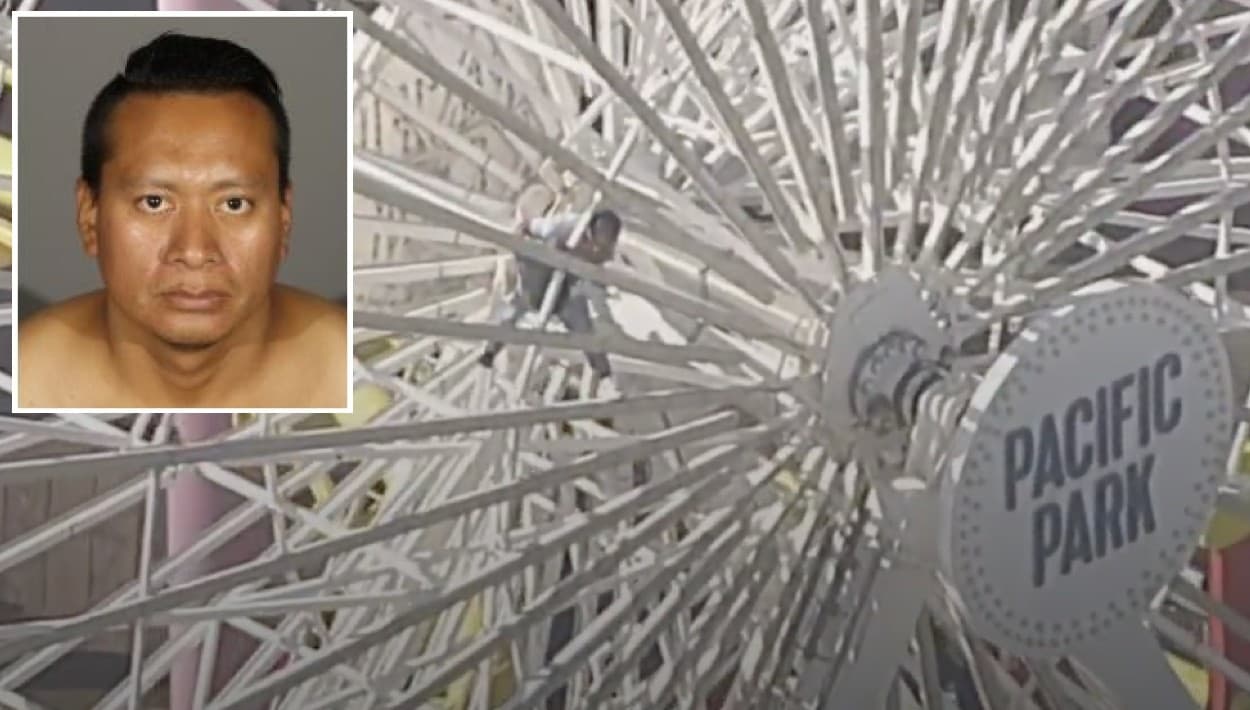 Fianza de $50,000 al hispano que amenazó con explotar bomba en la rueda de la fortuna de Santa Mónica