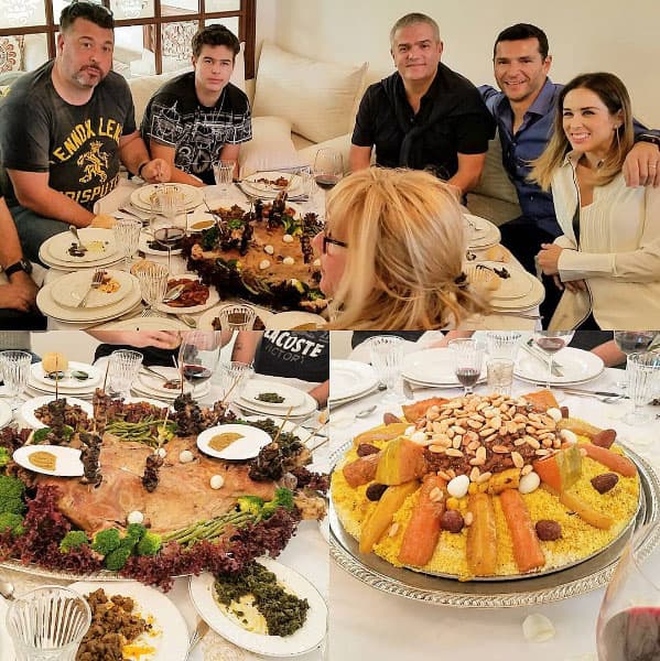 La gastronomía fue algo de lo que más disfrutaron.