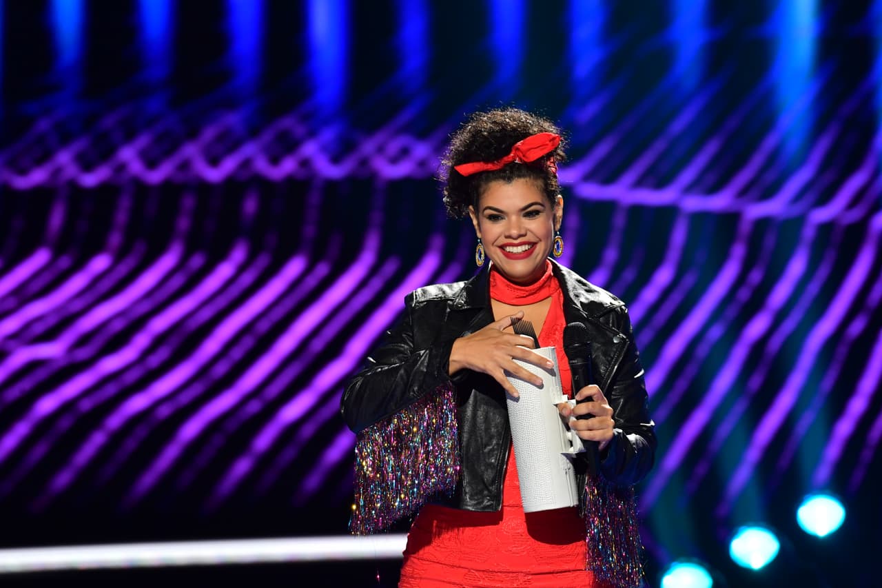 Se le veía feliz de estar en el escenario.