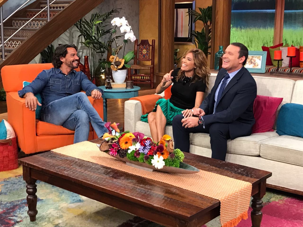 El actor es un gran amigo de la casa y llegó para celebrar en Despierta América sus 25 años de carrera.