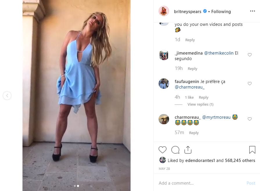 El clip comenzó con un mensaje dirigido a los 'haters': "Para aquellos que no creen que publico mis propios videos, hice este video ayer. Entonces, están equivocados, pero espero que les guste".