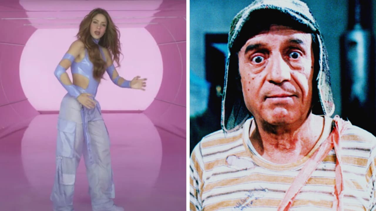 Fans en TikTok afirman que Shakira plagió a Chespirito para crear baile de 'Te felicito'
