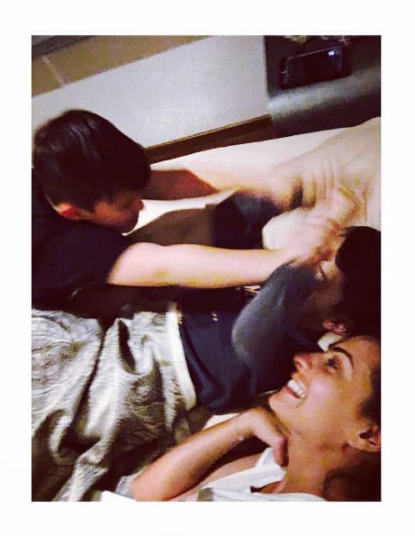 Para 
<b><a href="http://www.univision.com/temas/cecilia-galliano">Cecilia</a></b> estar con su hijo es lo mejor de la vida.