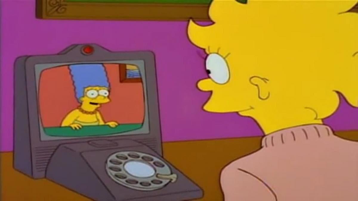 Videollamada de Lisa Simpson