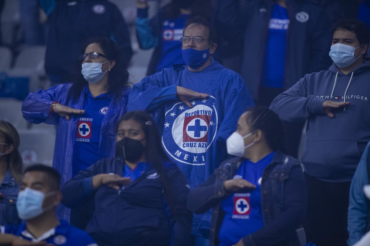 Solo se permitió un 25% del aforo total del Estadio Azteca, es decir, cerca de 21 mil personas.