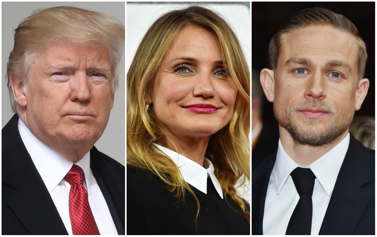 La fobia que comparten Donald Trump, Cameron Diaz y Charlie Hunnam