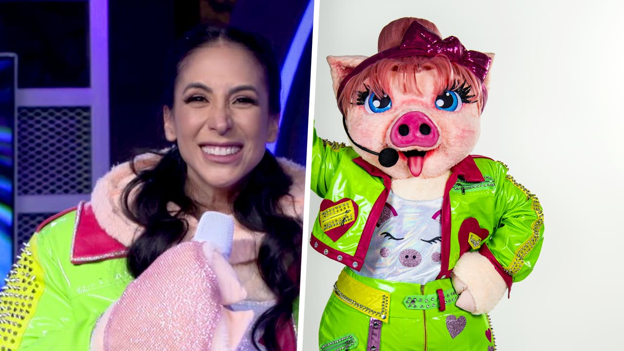 Al quitarse la máscara descubrimos a la conductora y locutora 
<b>Cynthia Urías detrás de María Joacuina</b>. Ninguno de los investigadores reconoció a Cynthia Urías detrás de María Joacuina.