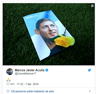 El futbolista argentino del Sporting Clube de Lisboa, de Portugal, publicó así.