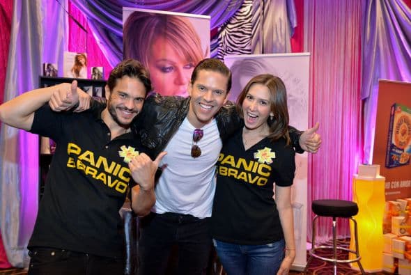 Uff! El papi Kuno Becker nos visitó durante los ensayos.