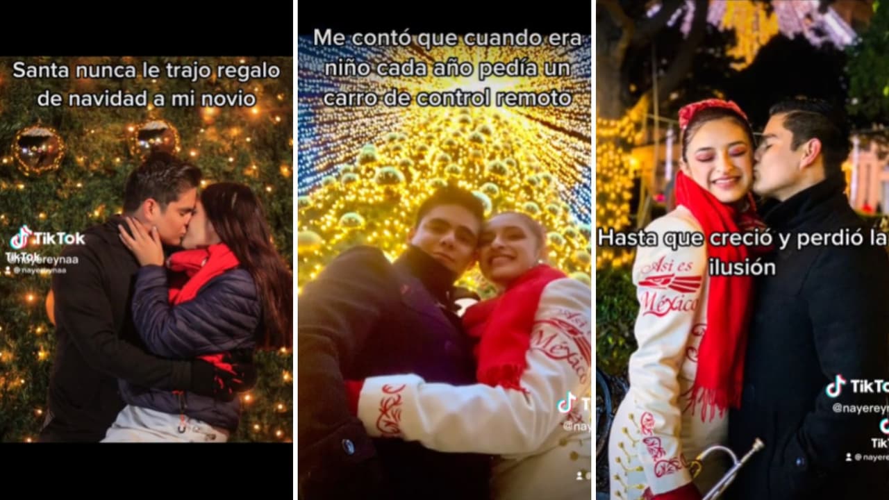 Mujer le regala a su novio el carrito de juguete que siempre pidió a Santa Claus y nunca le llegó.