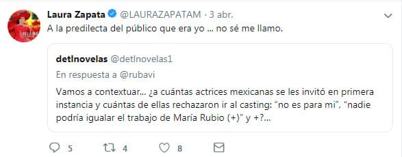 La hermana de Thalía no solamente expresó su descontento por la decisión que tomó la producción del remake de 'Cuna de lobos', también lo hizo porque no supo de ningún proceso de selección para el personaje, lo que le parece "macabro".
