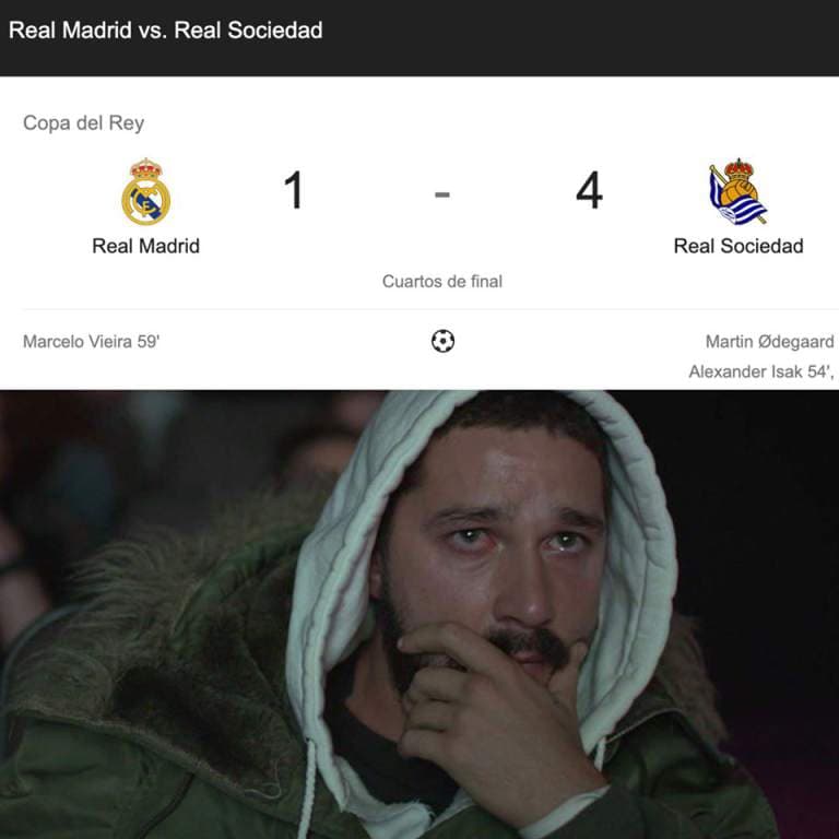 Los memes haciendo leña del árbol caído (Real Madrid).