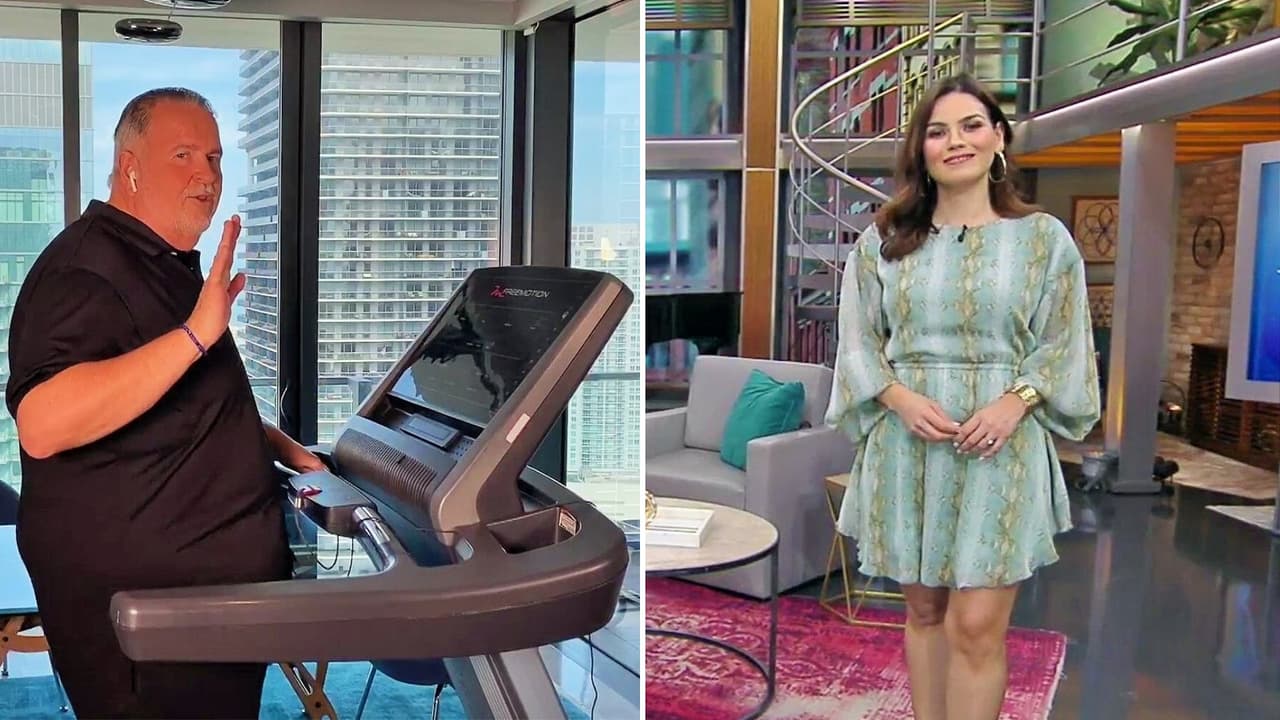 Raúl responde a las burlas de su compañera al verlo en caminadora: “Karina no ha hecho ejercicio una vez en su vida”