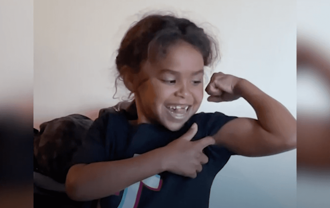 Zaydanielys Rodriguez Irizarry, de 7 años, quien fue alcanzada por una bala perdida el viernes 9 de julio en su vivienda de Heber City, Utah.