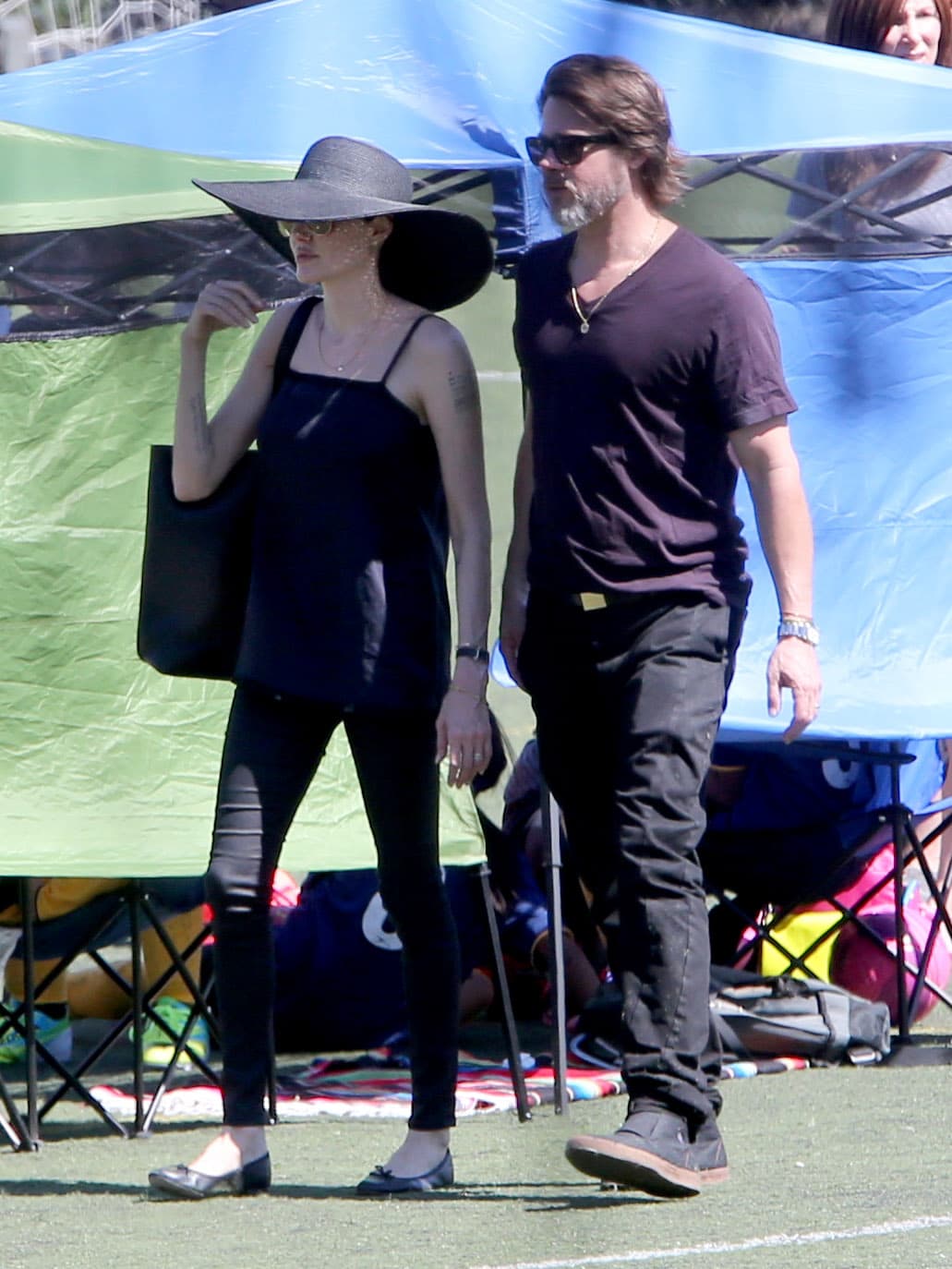 Brad y Angie llevan un año de casados.