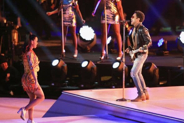 Ambos hicieron mucha química en el escenario.