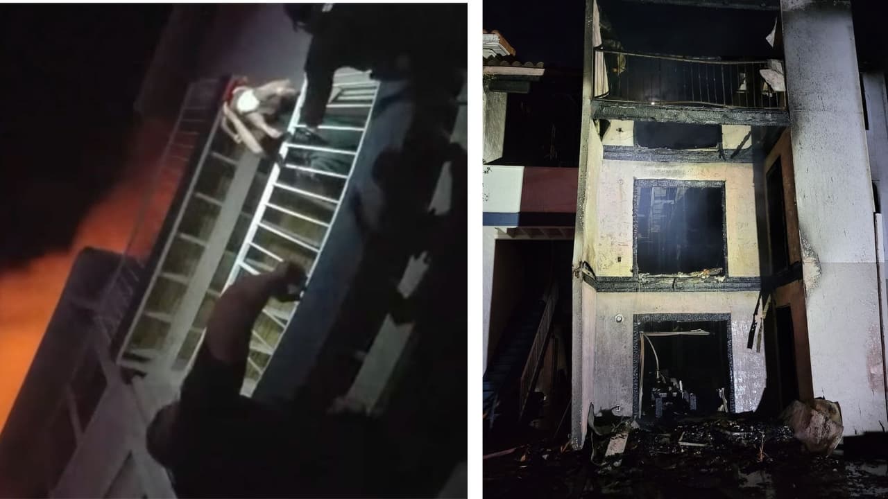 Policía rescata niña de 2 años de incendio en apartamentos de Orlando, otras 3 personas heridas