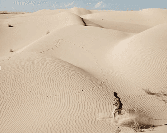 Adrián Uribe disfrutó de la grandeza del Desierto de Sonora.