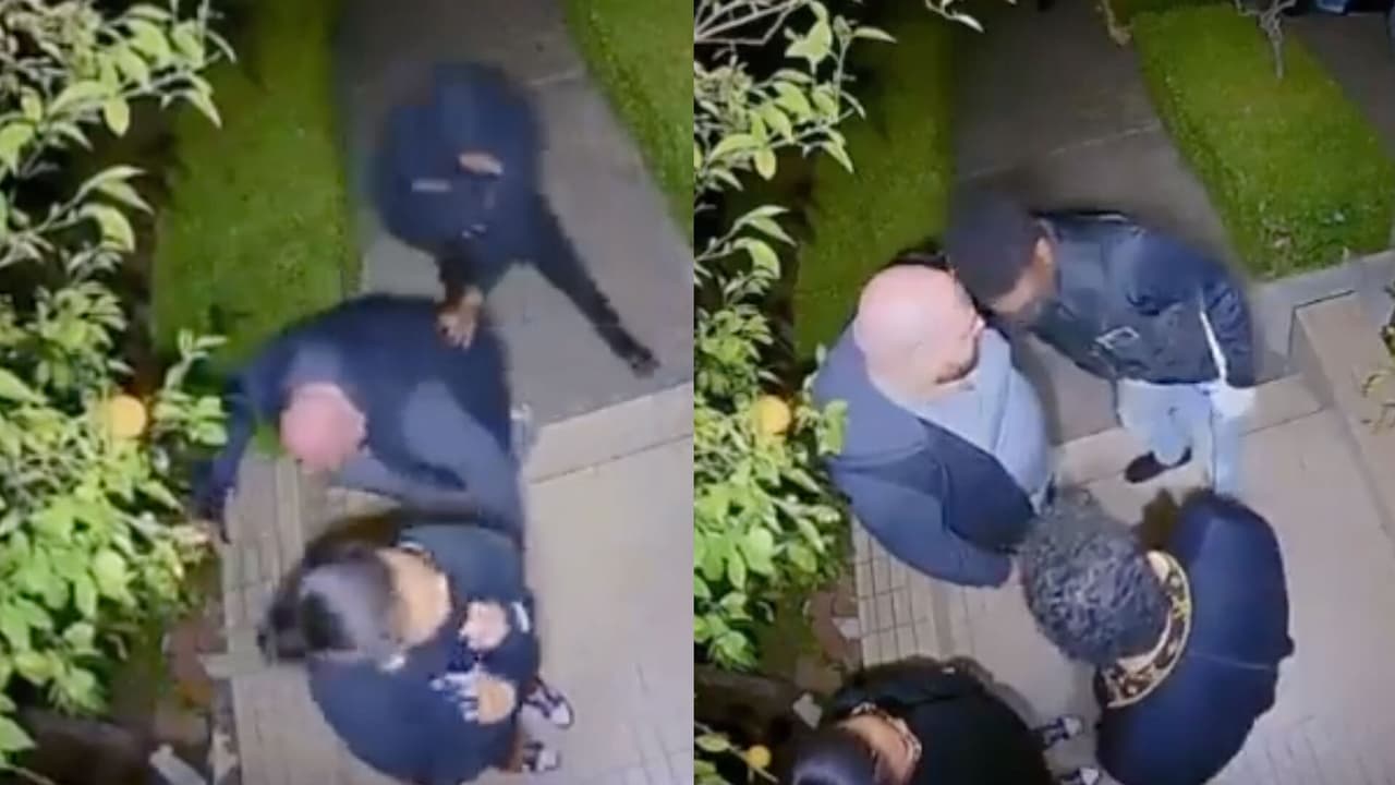 Se disfrazan de policía y asaltan con violencia a tres personas en el porche de su casa