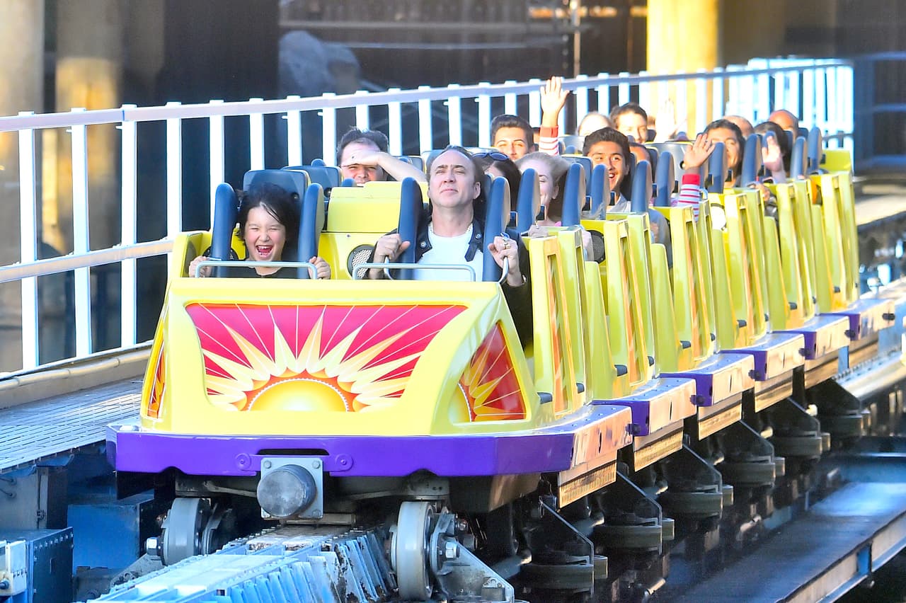 A lo largo de 6.072 pies, Nicolas y Kal-El gritaron de la emoción y el miedo.