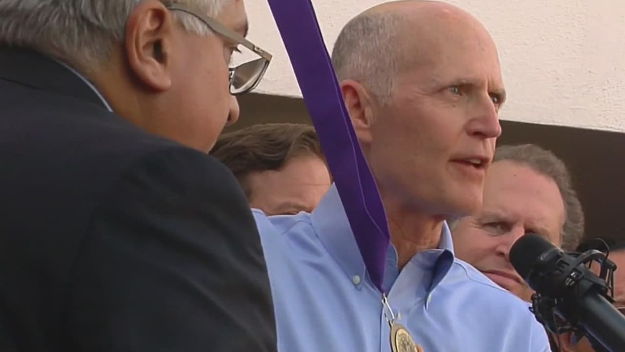 Rick Scott propondrá prohibir que en Florida se hagan negocios con organizaciones que apoyen a Maduro