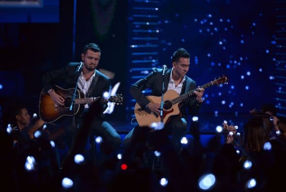 Este fue uno de los momentos más emotivos de la noche.