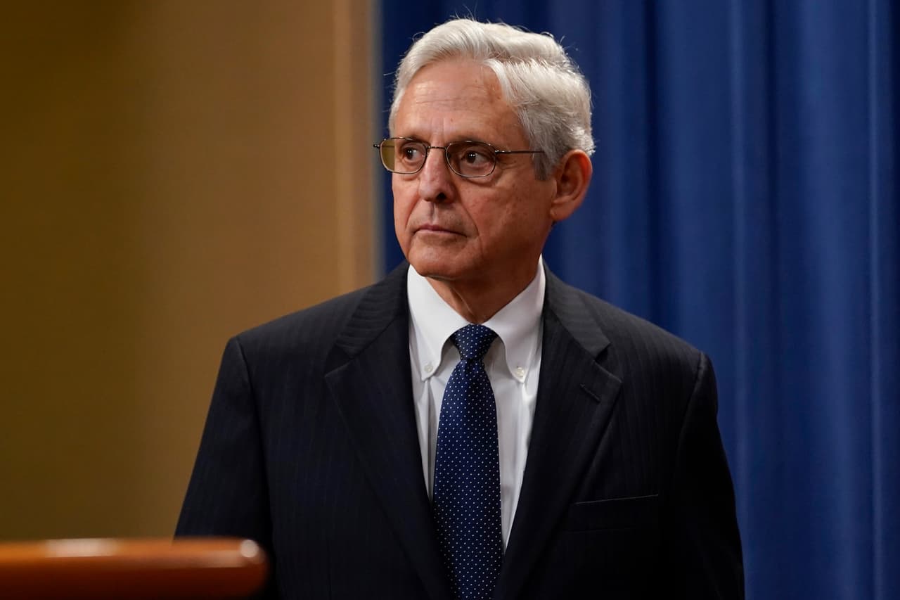 El fiscal general Merrick Garland.
