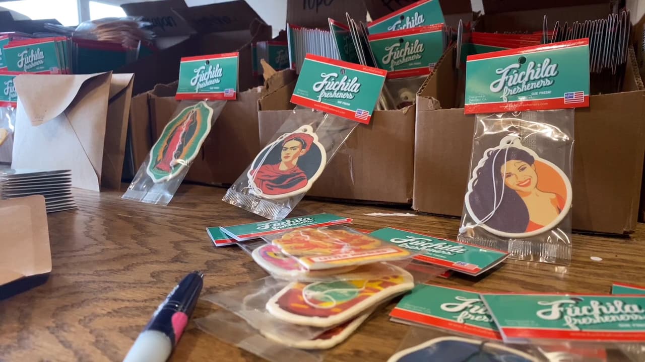 Diferentes aromatizantes de la compañía Fúchila que se creó en Sillicon Valley, conocida por ser el área donde muchos emprendedores realizan sus sueños. 
<br>