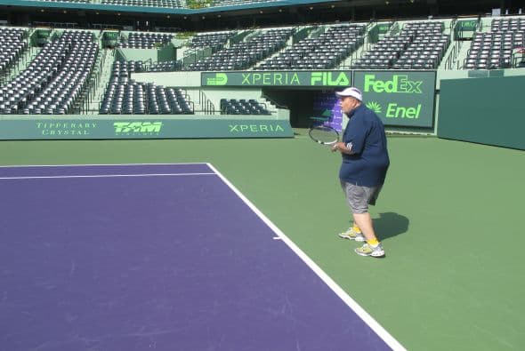 A jugar tenis con El Gordo y La Flaca