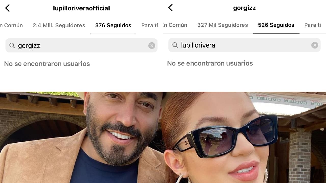 Giselle Soto y Lupillo Rivera ya no se siguen en Instagram en medio de los rumores de una supuesta ruptura entre ellos.
