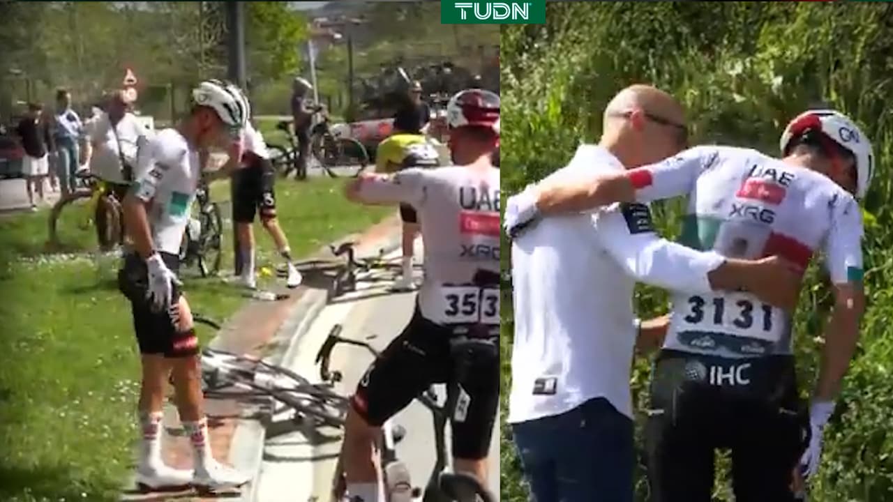 Isaac del Toro sufre caída y se retira en la etapa 3 de la Itzulia 2026