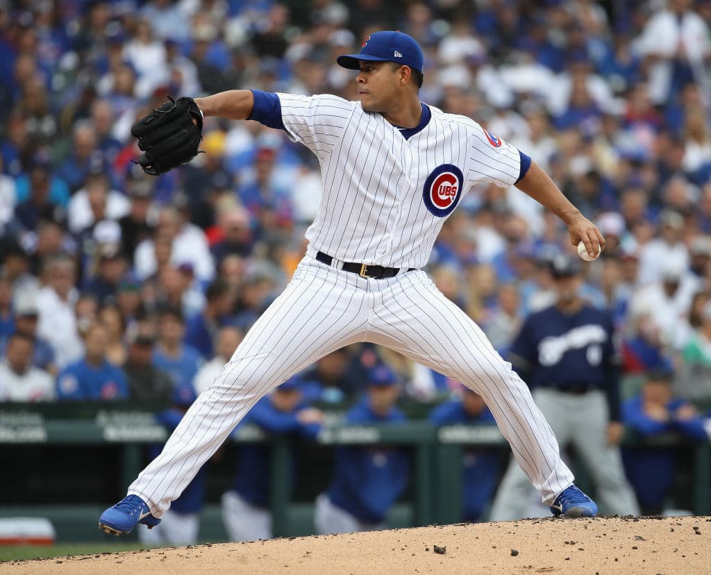 José Quintana abrió por los Cubs y lanzó 5.0 innings en los que tiró seis hits, una carrera y ponchó a cuatro, se fue sin decisión. Justin Wilson, en labor de relevo, cargó con el revés para Chicago.